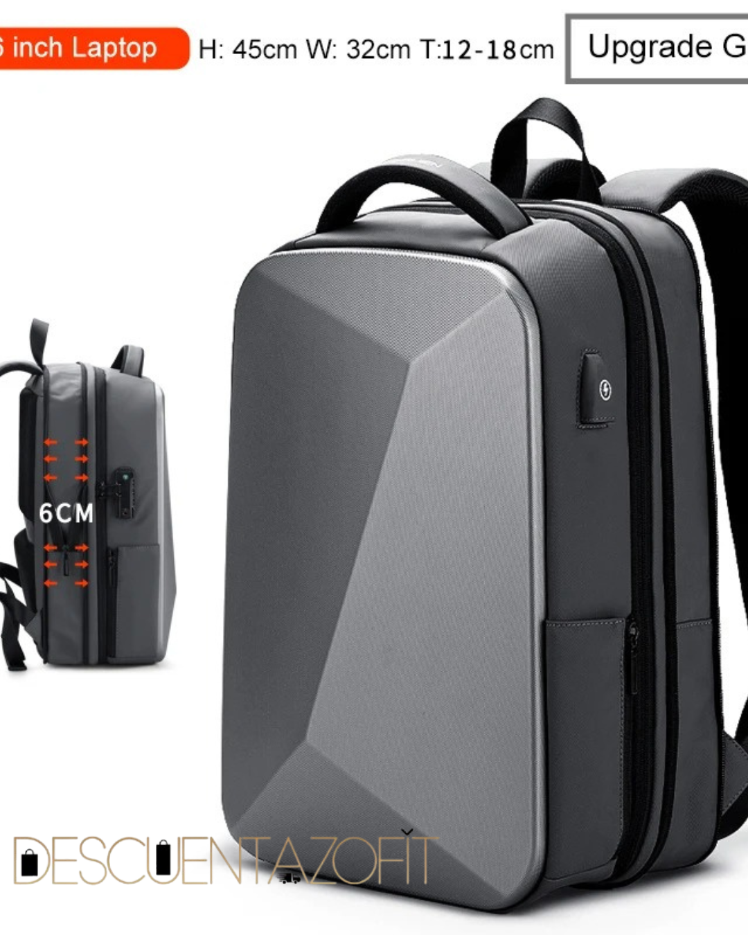 Mochila Bolso Antirrobo Multifuncional 3 en 1